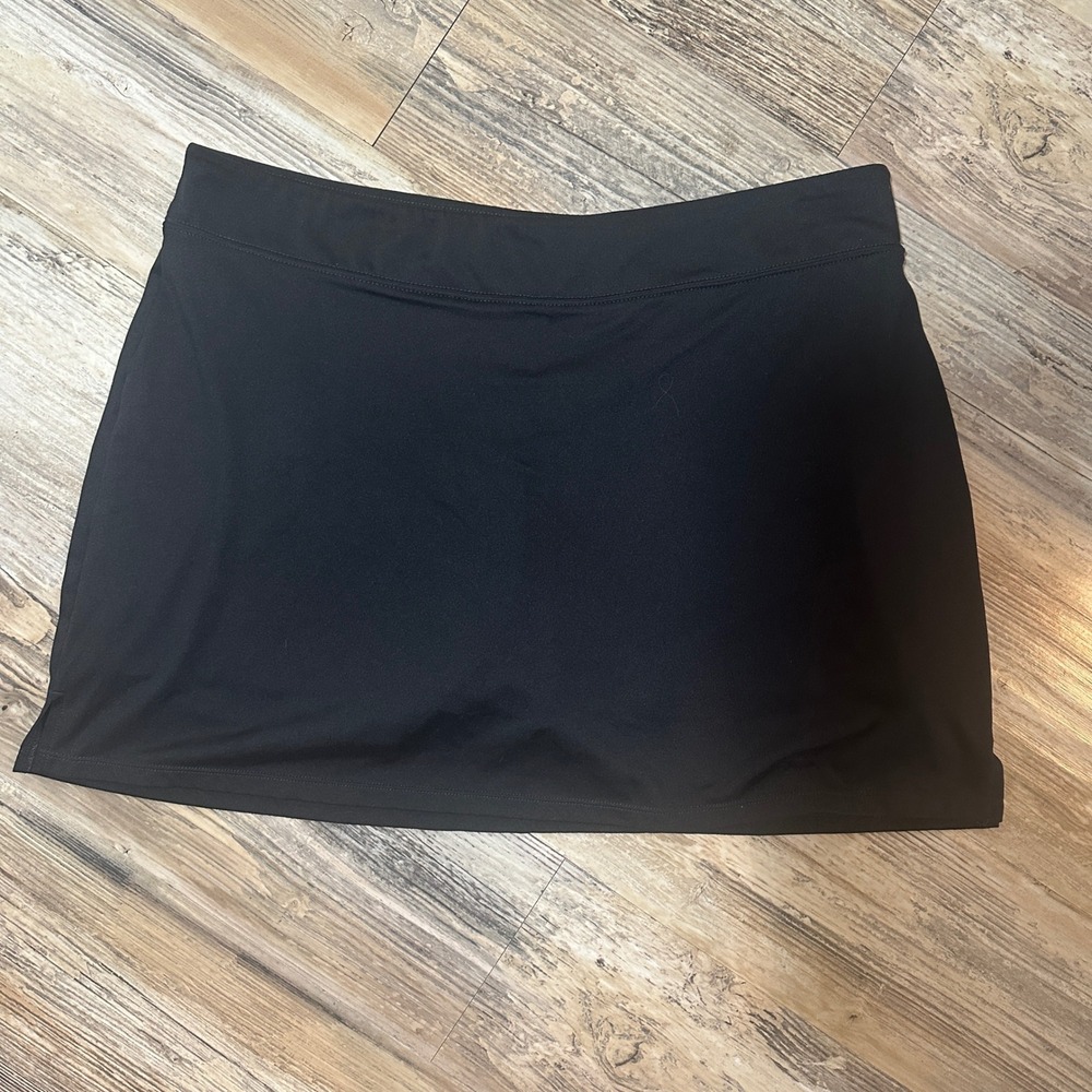 Tranquility by Colorado Clothing Black Active Skort XL Golf Tennis Skirt